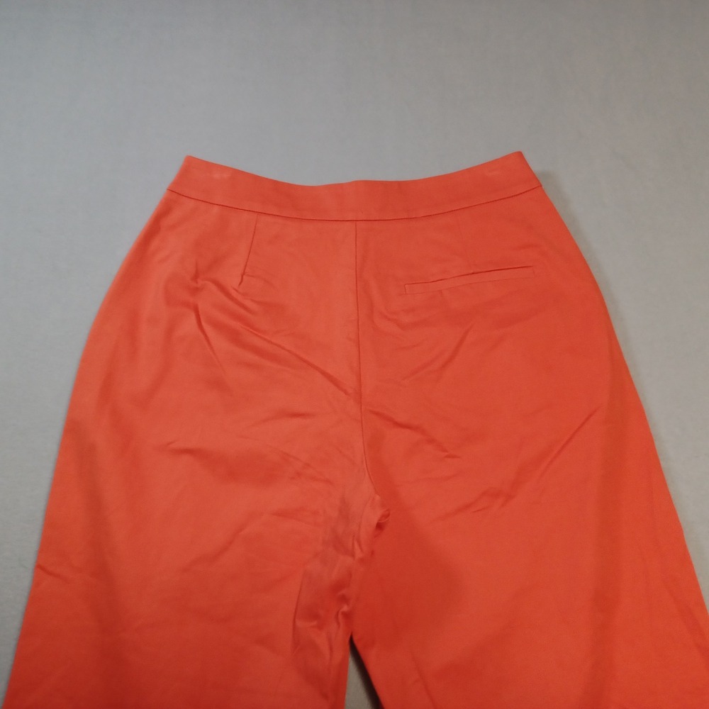 Exquise Tomato Red High Waistd Pleated Tapered Trousers Pants E23Y03210021 Small - Picture 2 of 14